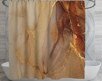 Earth Brown Abstract Art Shower Curtain Brown Shower Curtains Abstract Shower Curtain Earth Shower Curtains Earth Bath Decor