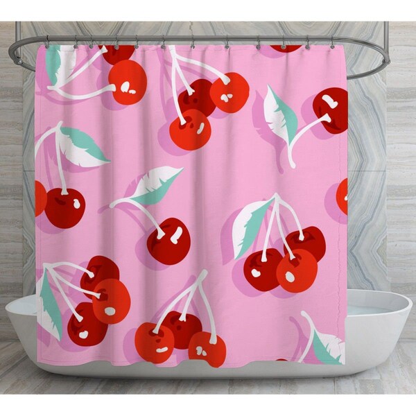 Shop Pink Shower Curtain Online Etsy