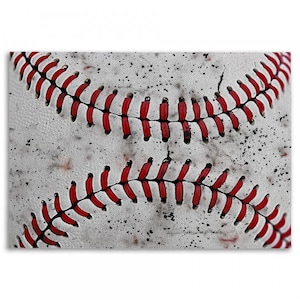 Baseball Rug for Bedroom, Sports Baseball Area Rug for Nursery Room, Personalized Gift for Boys, Custom White Sports Rug
