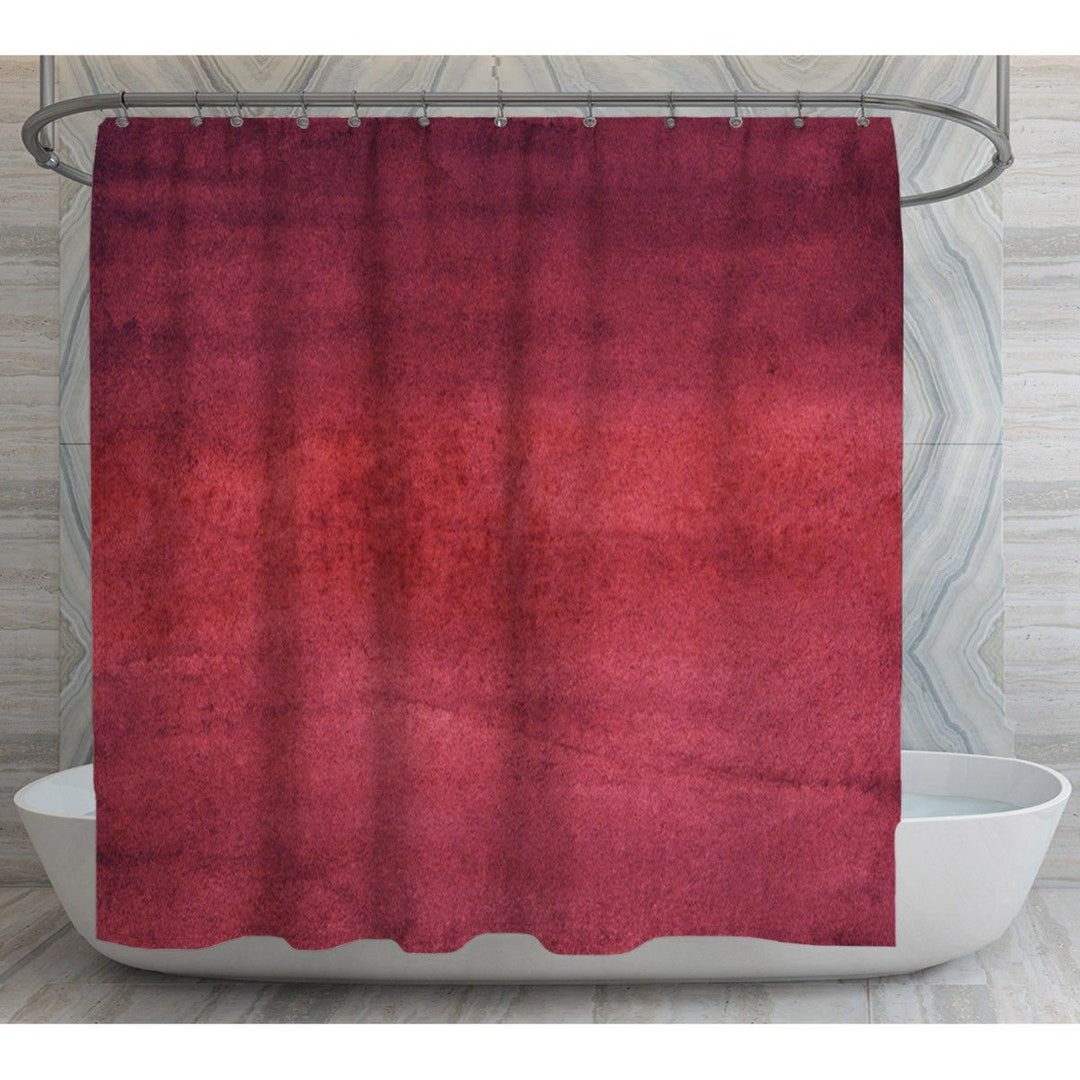 Wine Red Shower Curtains Merlot Shade Paper Close up Shower Curtain