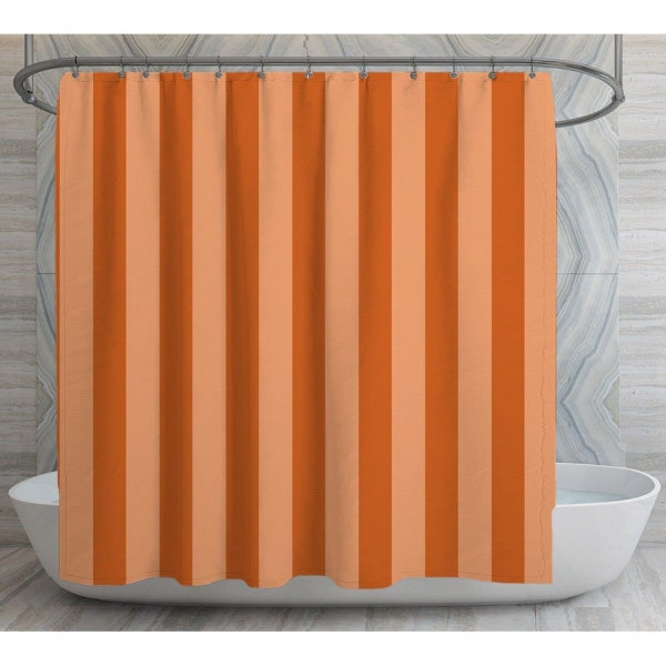 Vertical Striped Shower Curtains Etsy