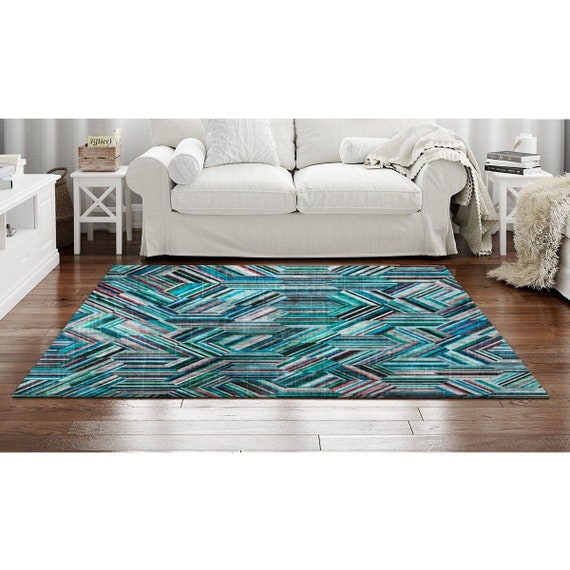 Teal 2024 area rugs