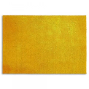 Grunge Yellow Area Rug: Solid Color Abstract Boho Rug
