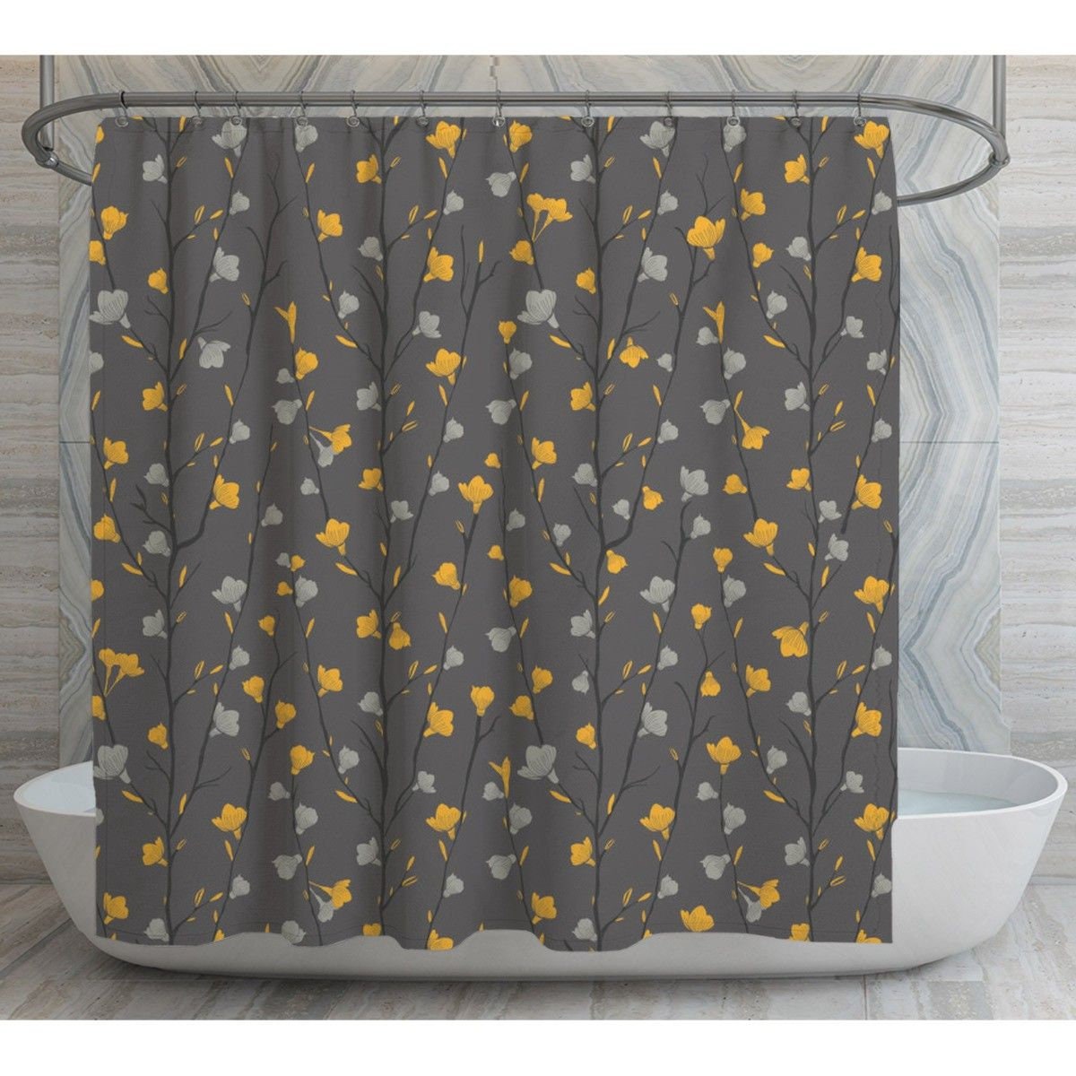 Rideau De Douche Floral