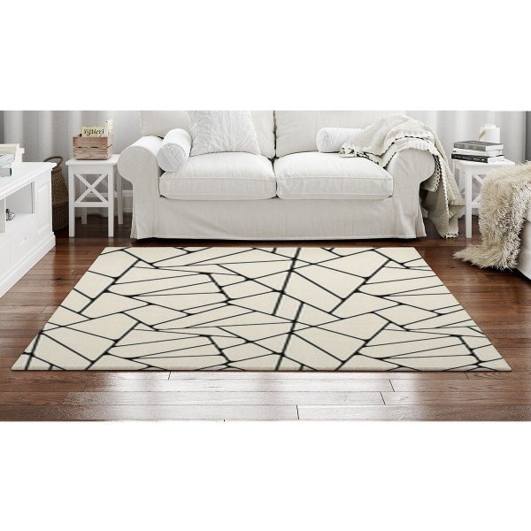 Geometric Rug Etsy