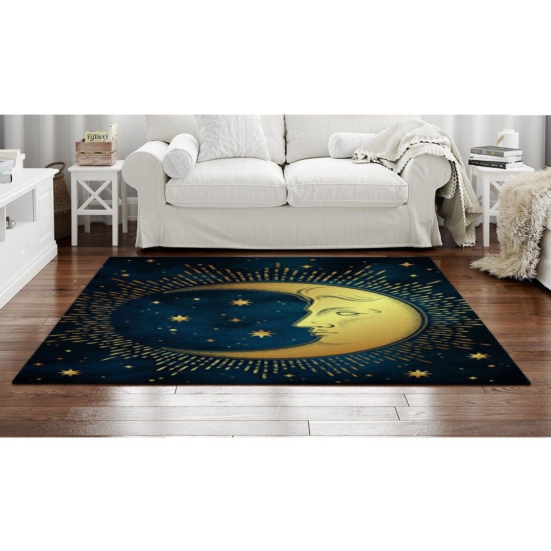 Moon Rugs Half Moon Area Rugs Crescent Moon Area Rug Dark Blue Area