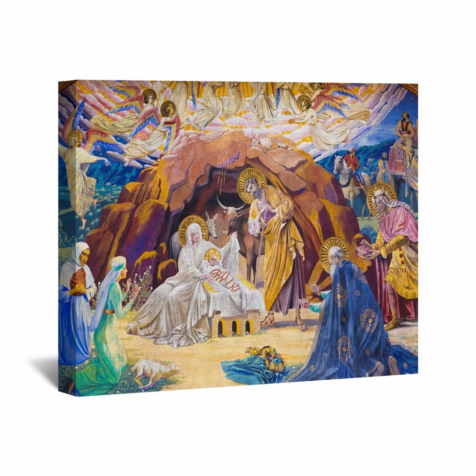 Nativity Wall Art Nativity Canvas Wall Art Nativity Wall Etsy