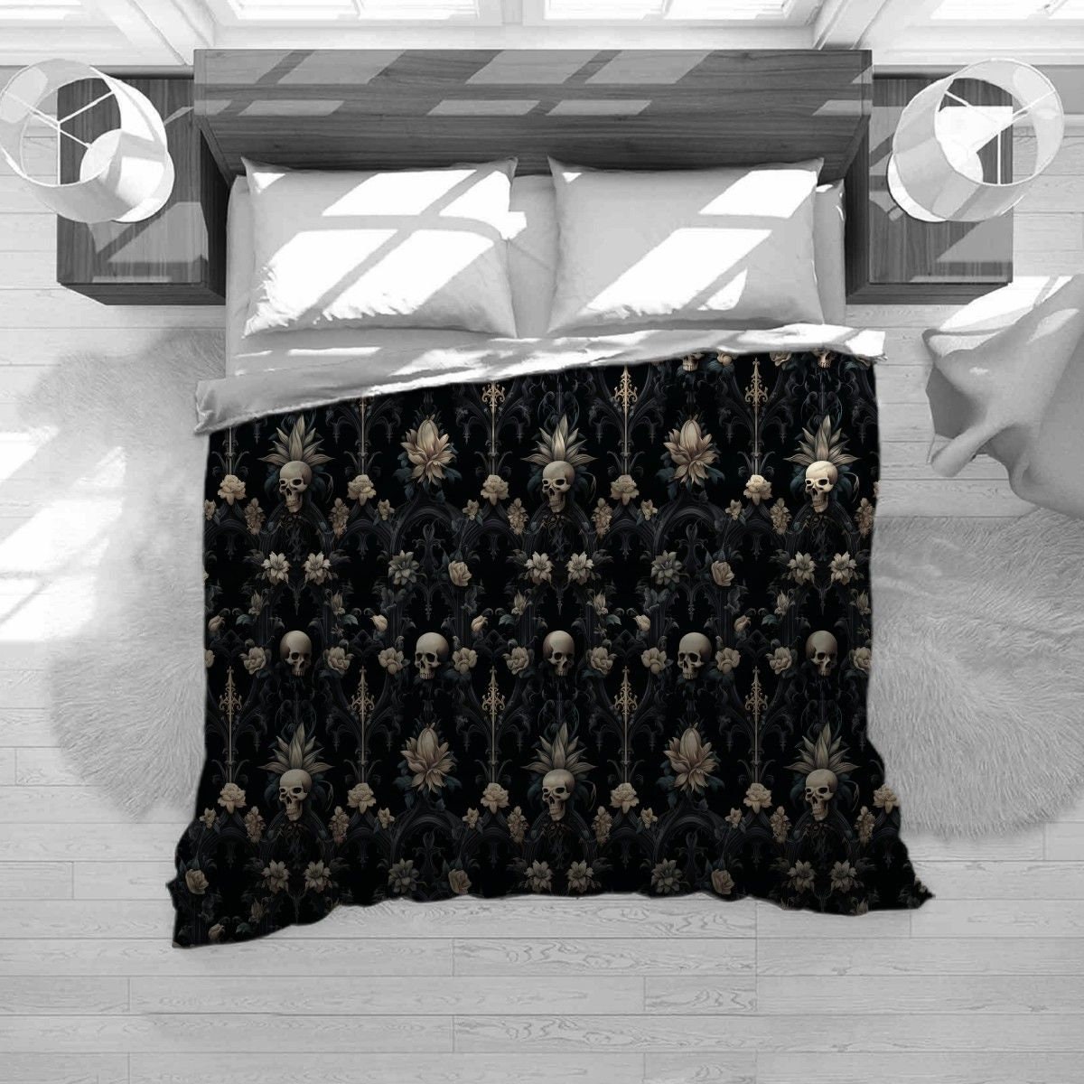 Skull Comforter Etsy