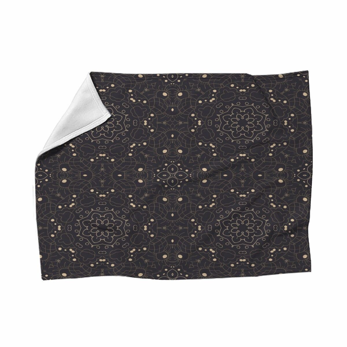 Graue Decken graue Medaillon Decken Medaillon Muster werfen | Etsy