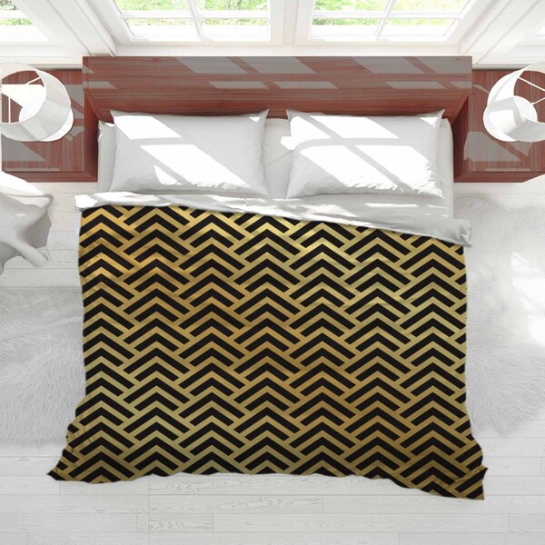 Geometric Duvet Etsy