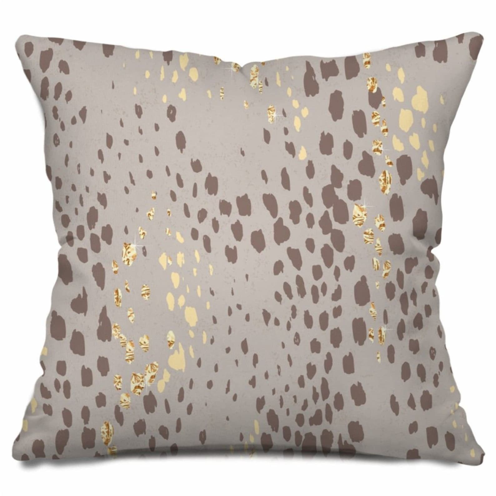 Gray And Gold Abstract Accent Pillow Gray And Gold Throw Etsy