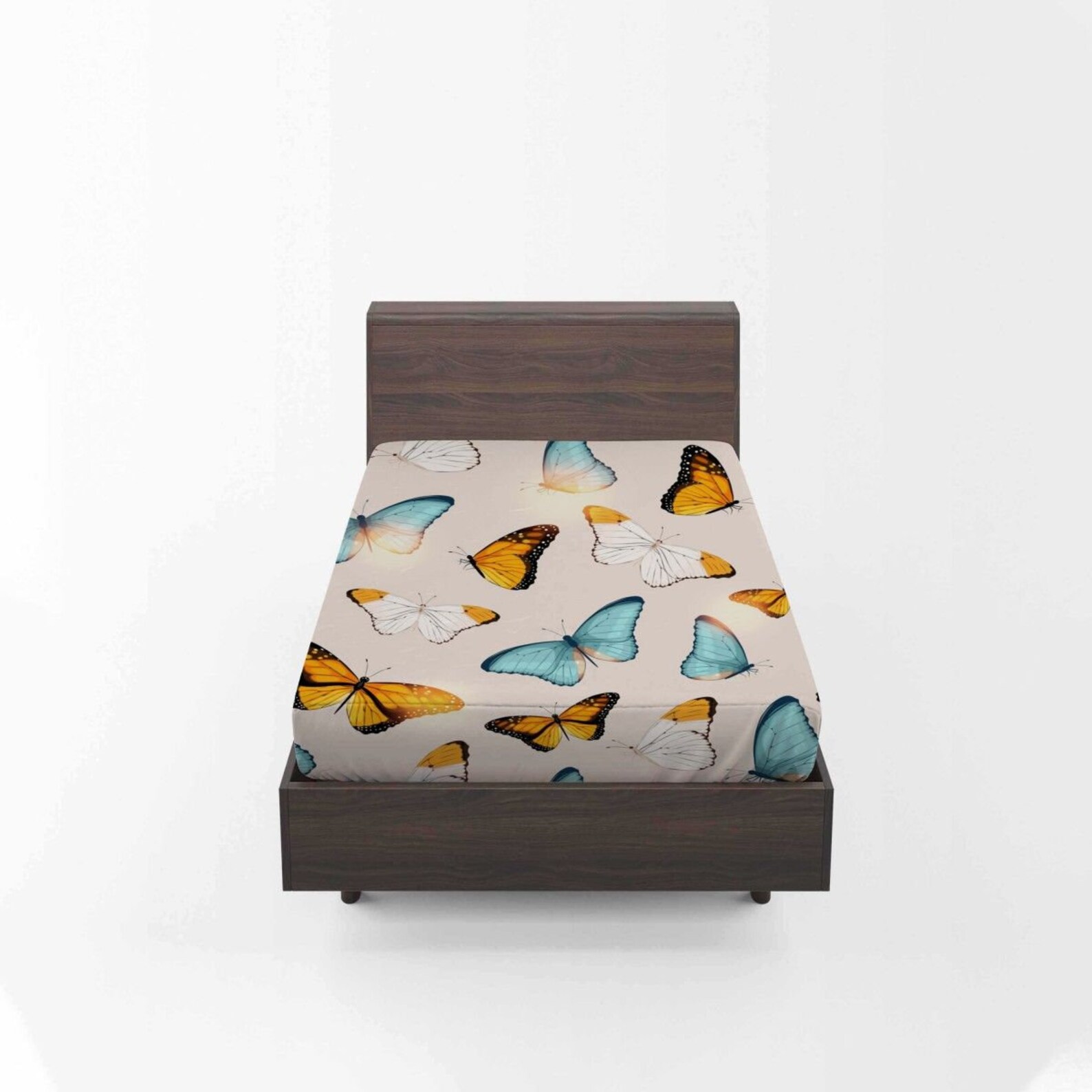 Butterfly Bed Sheets Butterflies Fitted Sheet Butterfly Etsy