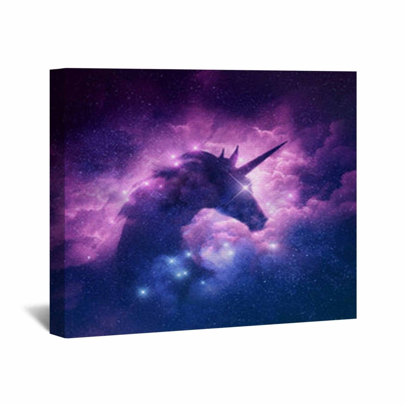 Unicorn Canvas Art Unicorn Wall Decor Unicorn Wall Art Etsy