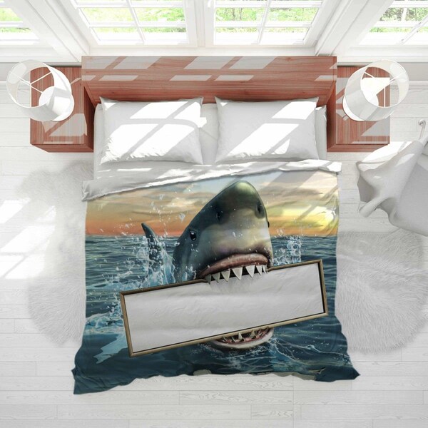 Shark Duvet Cover Etsy