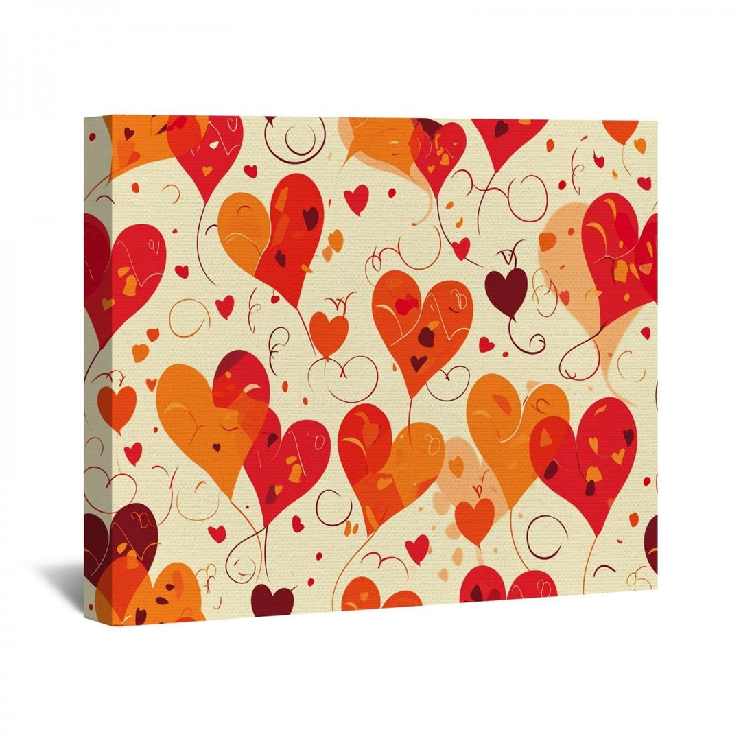 Love Theme Wall Art, Valentine Wall Decor, Whimsical Tapestry, Heart