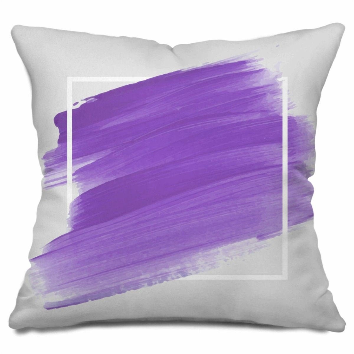 Lavender pillows lavender throw pillow white and lavender Etsy