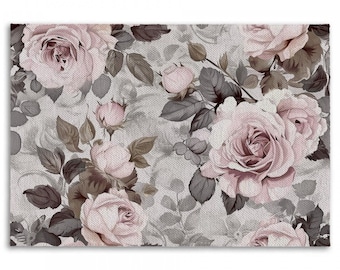 Shabby Chic Rugs Vintage Roses And Butterflies Area Rug Pink And Grey Area Rugs Farmhouse Rug Floral Rugs