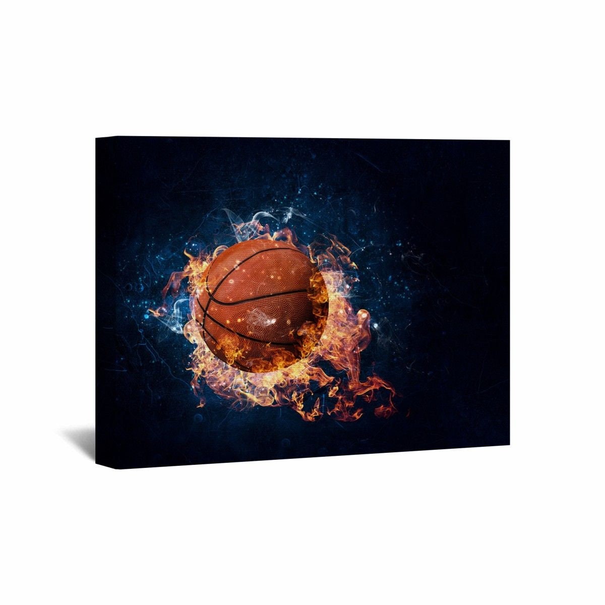 Basketball Canvas Wall Art Basketball Wall Art Basketball Etsy