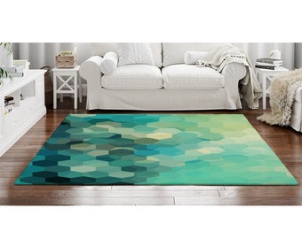 Blue And Green Rug, Blue And Green Rug