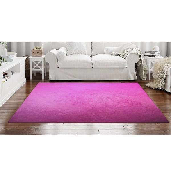 Fuchsia Pink Rug Etsy