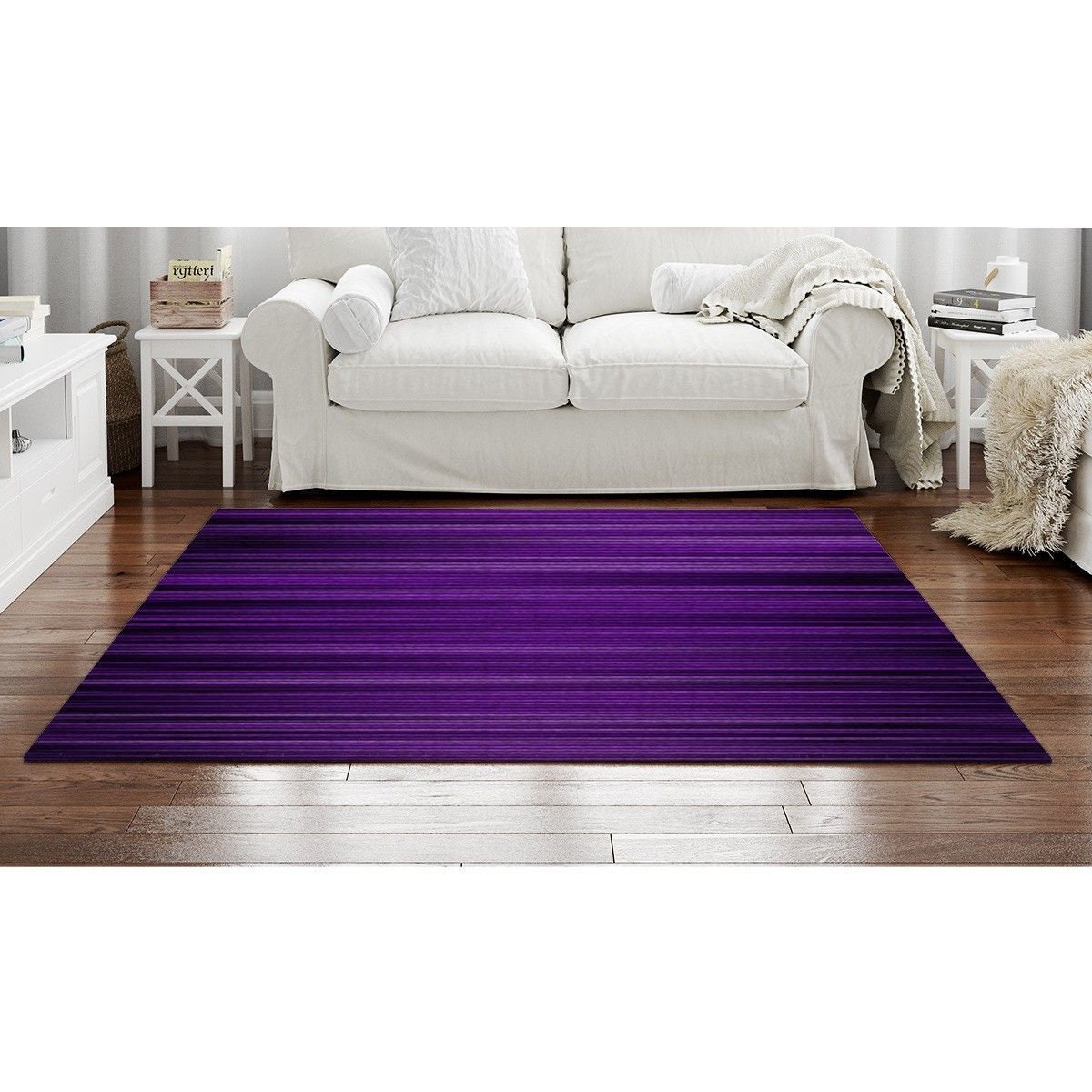 Dark Purple Abstract Area Rug Dark Purple Rug Purple Area Etsy