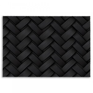 May include: Black woven texture with a repeating pattern of diagonal lines.