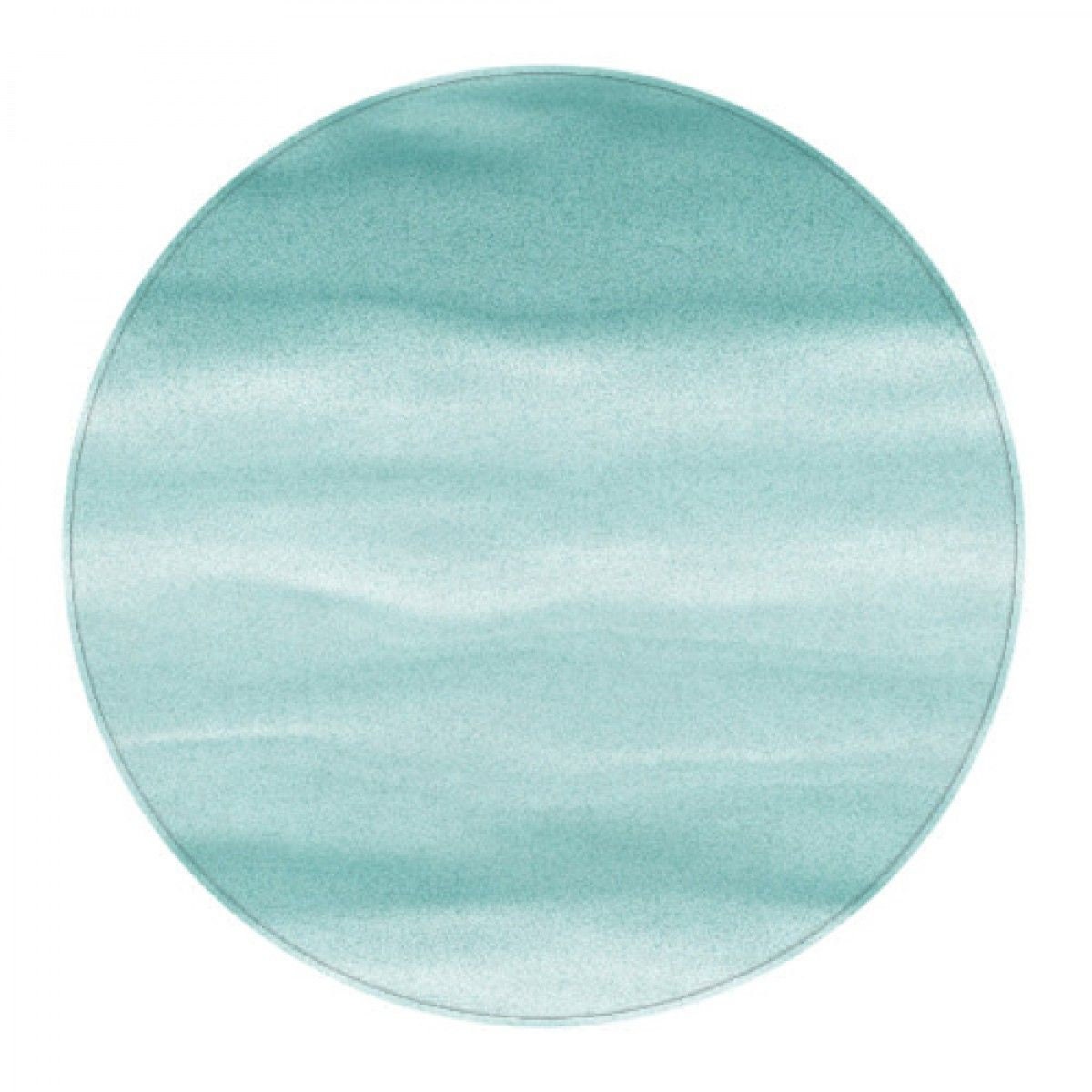 Teal Abstract Round Rugs Gradient Light Teal Circle Rugs Etsy UK