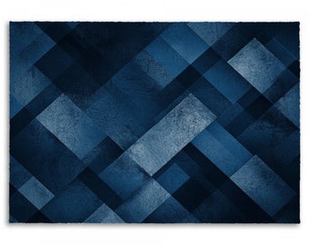 Blue Rugs Blue Area Rug Navy Blue Area Rug Geometric Area Rug Navy Blue Rug Abstract Area Rug Navy Blue Abstract Rug Custom Area Rug