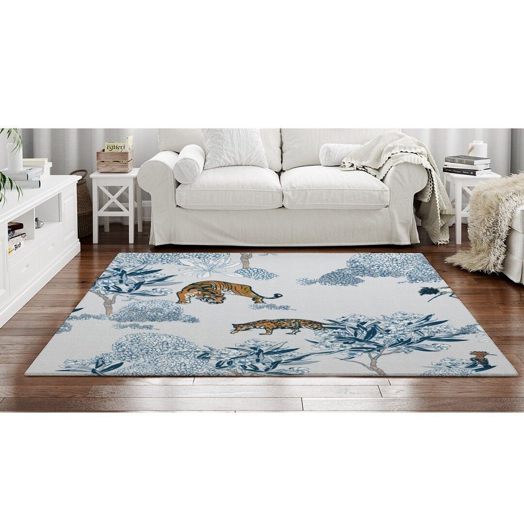 Grey And Blue Rugs Oriental Rug