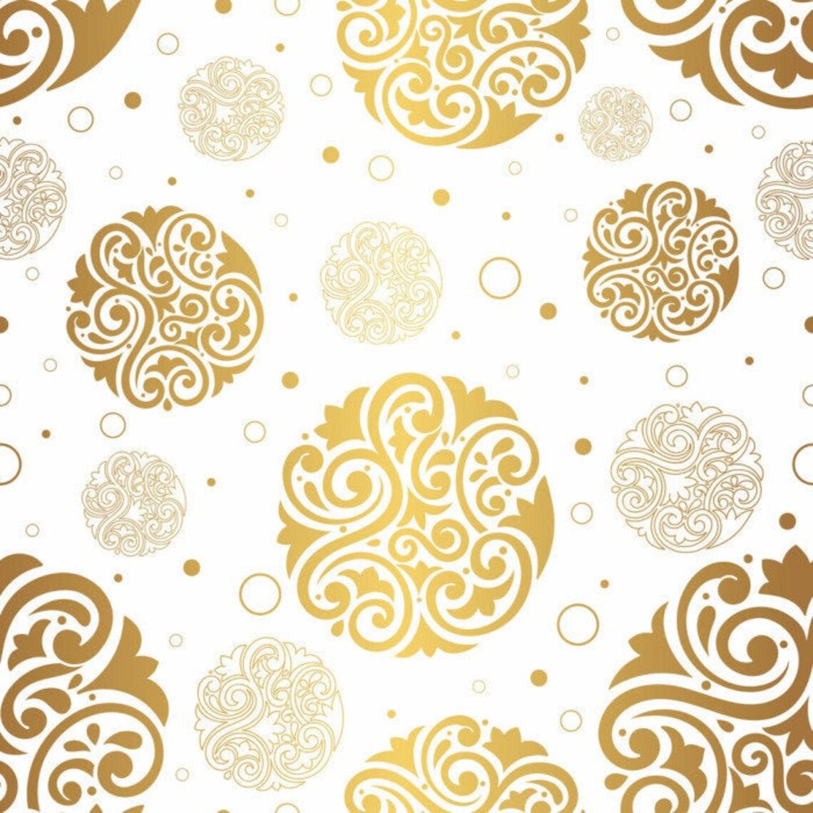 Gold Rugs White and Gold Rug Gold Medallion Area Rugs Etsy UK