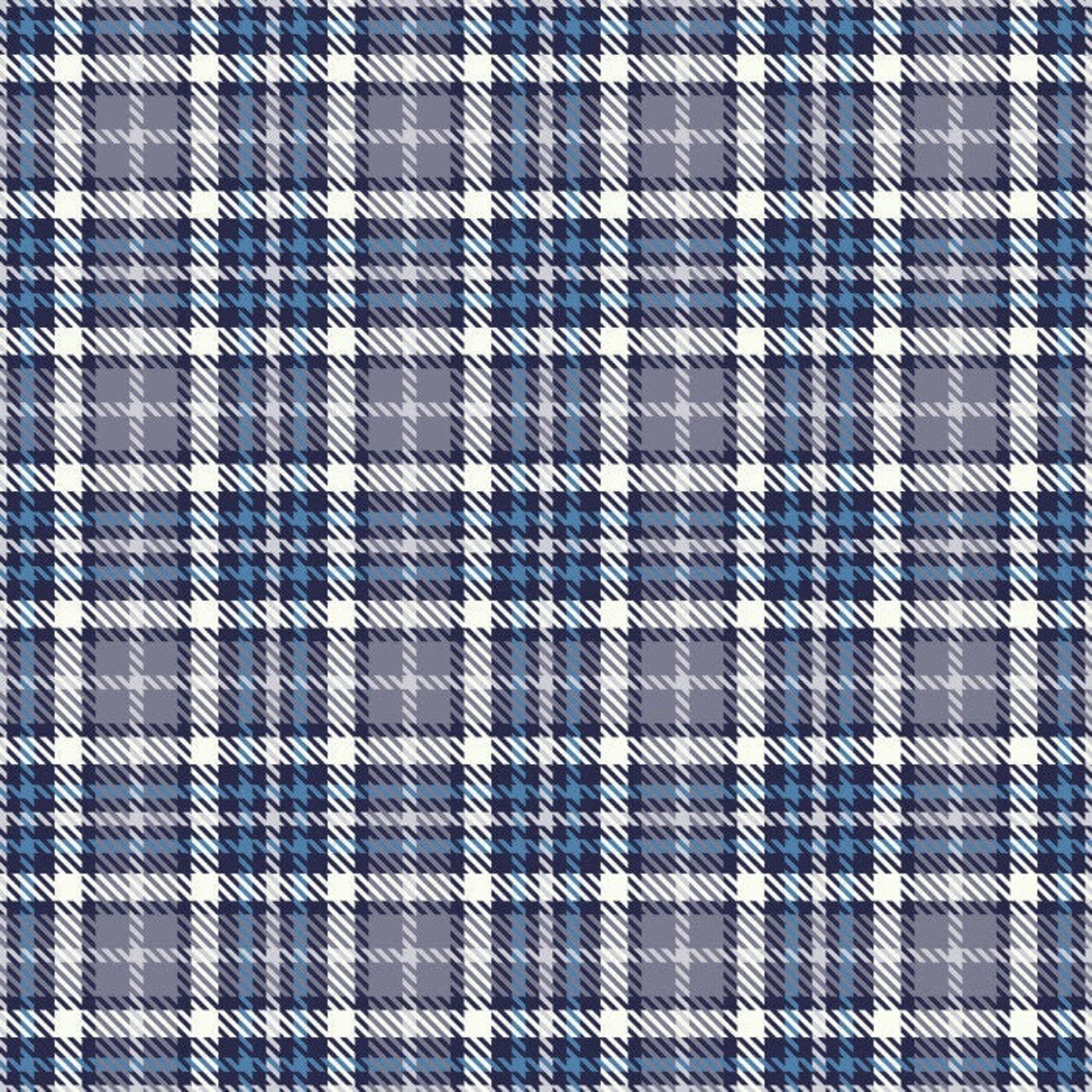 Graue und blaue Badematte karierte Baddeko grau und blau | Etsy