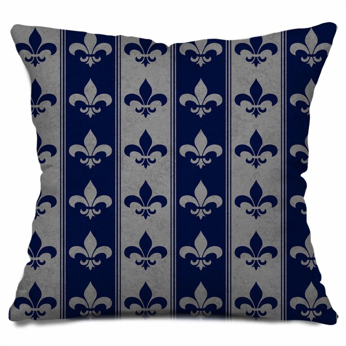 Graues und blaues Kissen gestreiftes Kissen graues und | Etsy