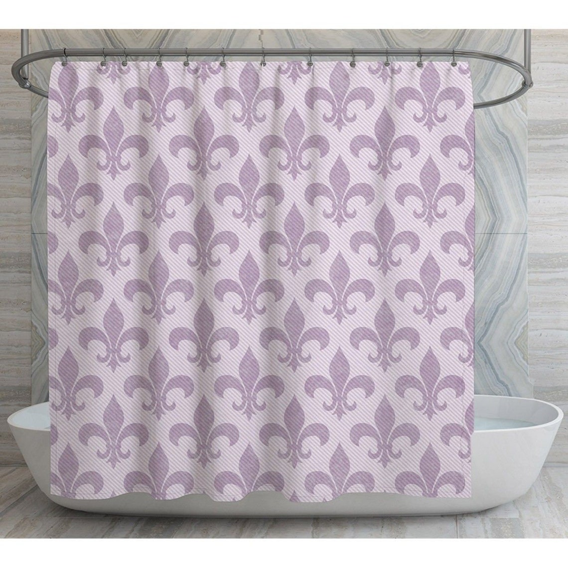 Lavender Shower Curtains Victorian Shower Curtain Lavender Etsy
