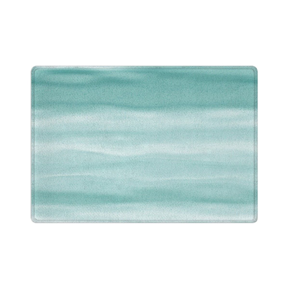 Teal Abstract Bath Mats Gradient Light Teal Bath Rugs Etsy