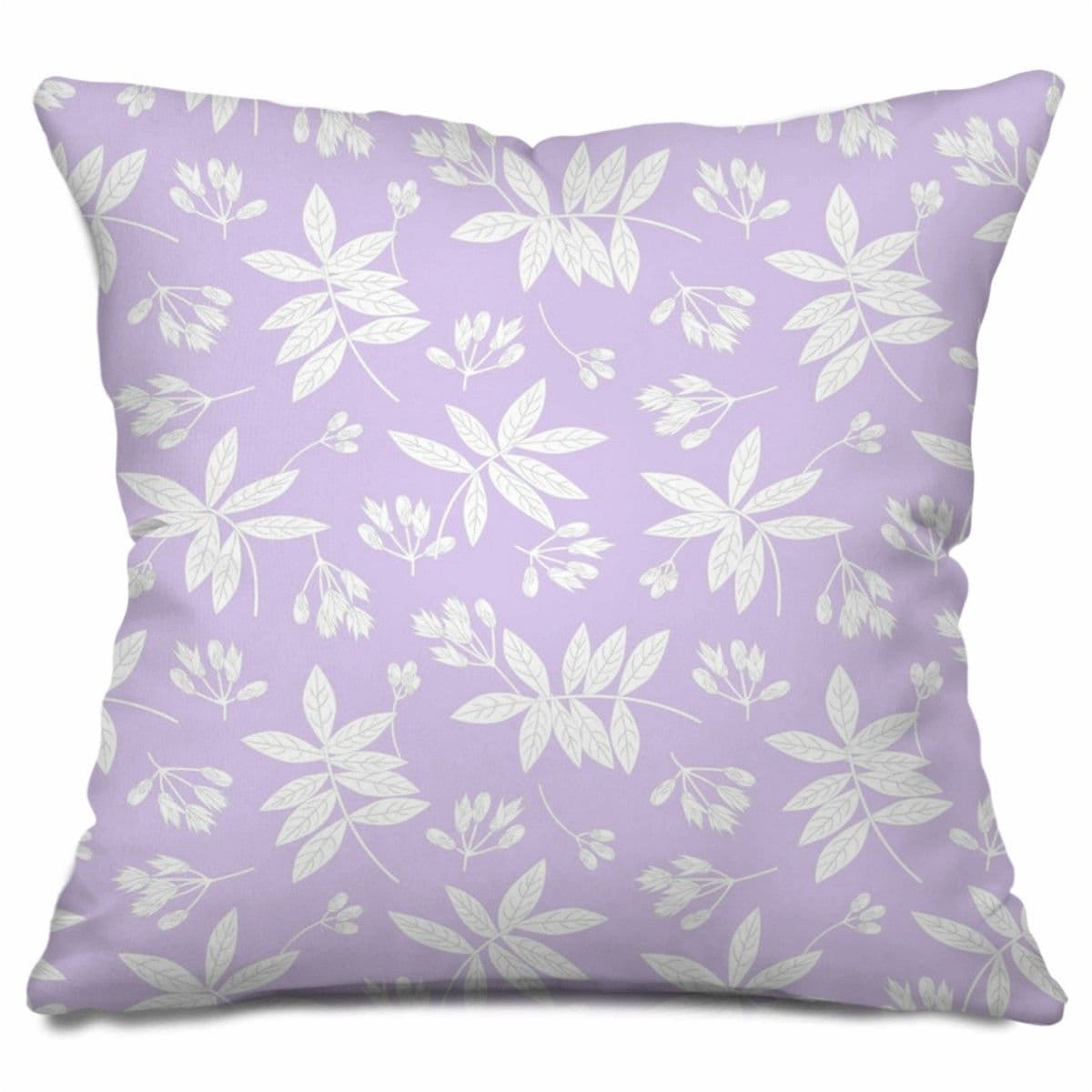 Lavender Pillow Leaf Pillow Lavender Ditsy Throw Pillows Etsy
