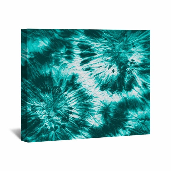 Tie Dye Canvas Wrap Tie Dye Wall Art Tie Dye Wall Decor Etsy