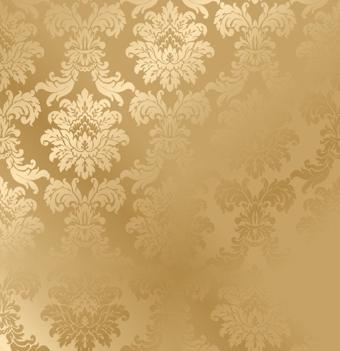 Gold Rugs Elegant Rug Gold Damask Area Rugs Damask Pattern - Etsy UK