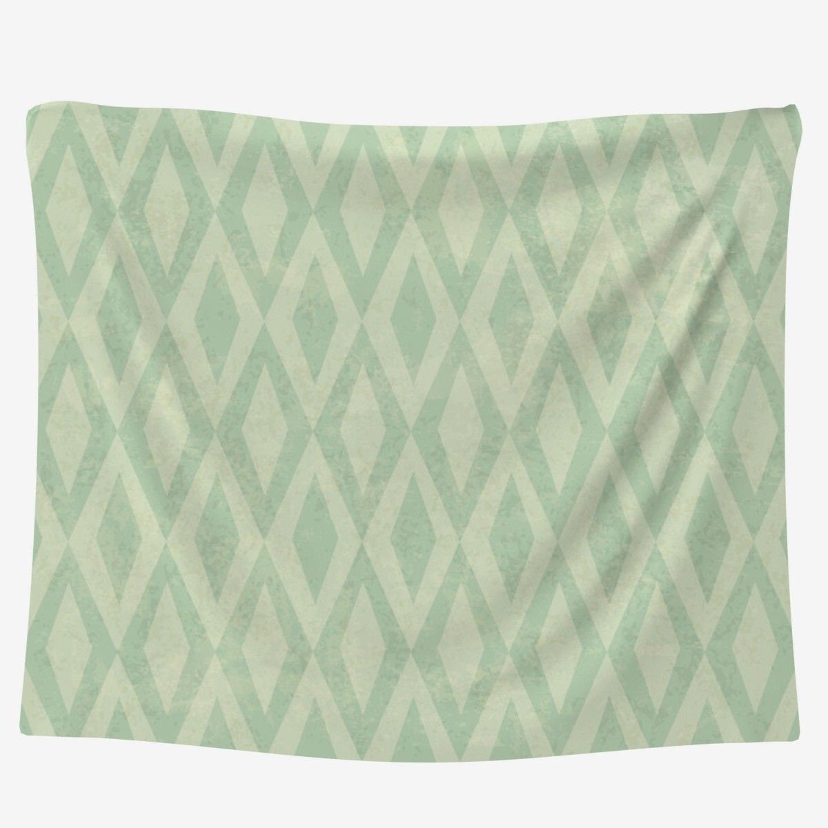 Green Fabric Green Harlequin Fabric Harlequin Pattern Fabric Etsy