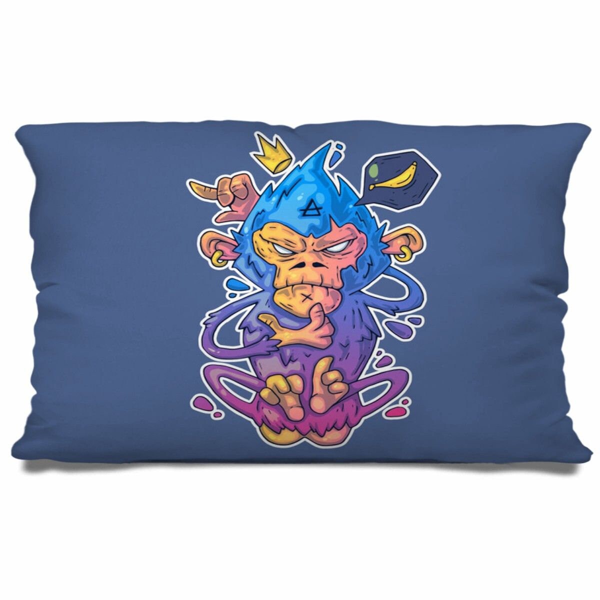 Monkey Pillows Monkey Pillow Cover Graffiti Pillow Cool Etsy