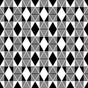 Black And White Harlequin Fabric Harlequin Pattern Fabric By | Etsy