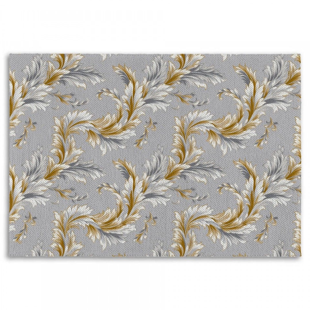 Acanthus Rug, Victorian Rugs, Baroque Area Rug, Traditional Living Room ...