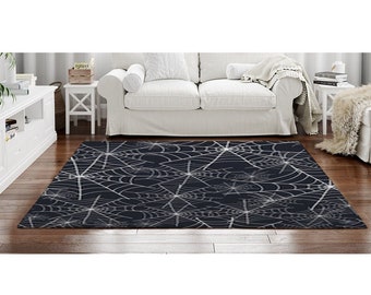 InterestPrint Gogogosky Custom Spider Web Area Rug Floor Rug Room Carpet 5'3''x4' InterestPrint Gogogosky Custom Spider Web Area Rug Floor Rug Room Carpet 5'3''x4'