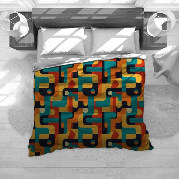 Retro Bedding Etsy