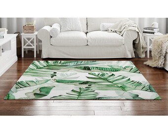 ALAZA Tropical Palm Tree Purple Orchid Flower Summer Area Rug Rugs for Living Room Bedroom 3'x2' ALAZA Tropical Palm Tree Purple Orchid Flower Summer Area Rug Rugs for Living Room Bedroom 3'x2'