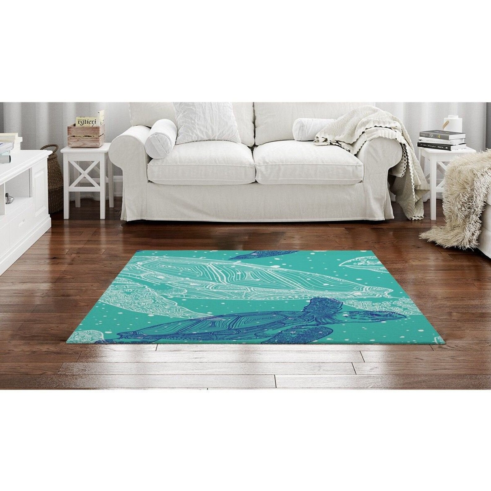 Turtle rugs sea turtle area rugs abstract sea turtle rug Etsy