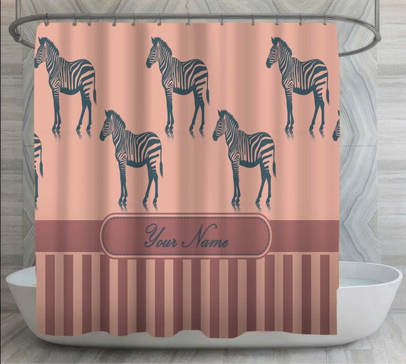 Zebra Shower Curtains Animal Shower Curtain Mauve Shower Curtains