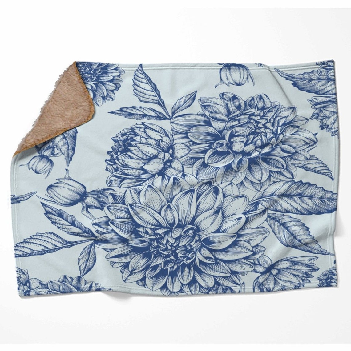 Floral Blanket Floral Fleece Blanket Flower Throw Blanket Etsy