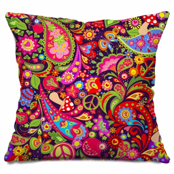 Hippie pillows colorful pillows colorful accent pillows Etsy