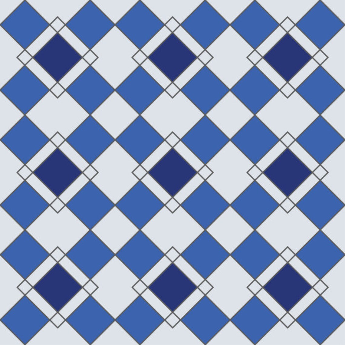 Graues und blaues Tröstchen graues und blaues Harlekinmuster | Etsy