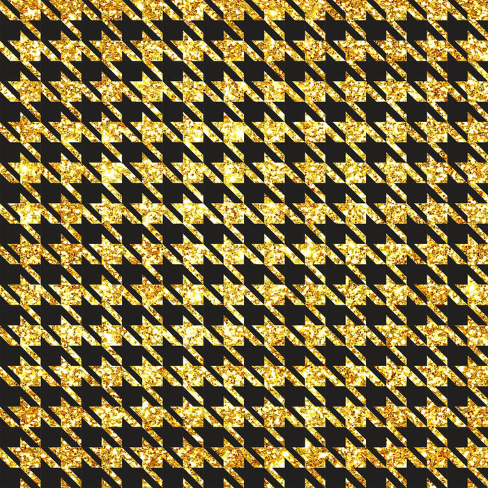 Black And Gold Houndstooth Duvet Cover Houndstooth Pattern Etsy